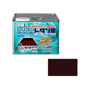 水性シリコンアクリルトタン用　7L　こげ茶 アサヒペン [水性塗料　トタン 塗装用品 塗装塗料]｜hc7