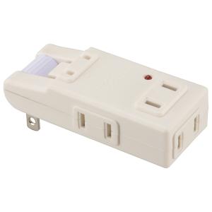 OHM オーム電機 ホコリ防止シャッター付安全タップ 3個口 10m