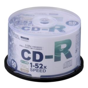 オーム電機 CD-R 52倍速対応 データ用 50枚 スピンドル入01-0742 PC-M52XCRD50S[AV小物・カメラ用品:ディスク]｜hc7