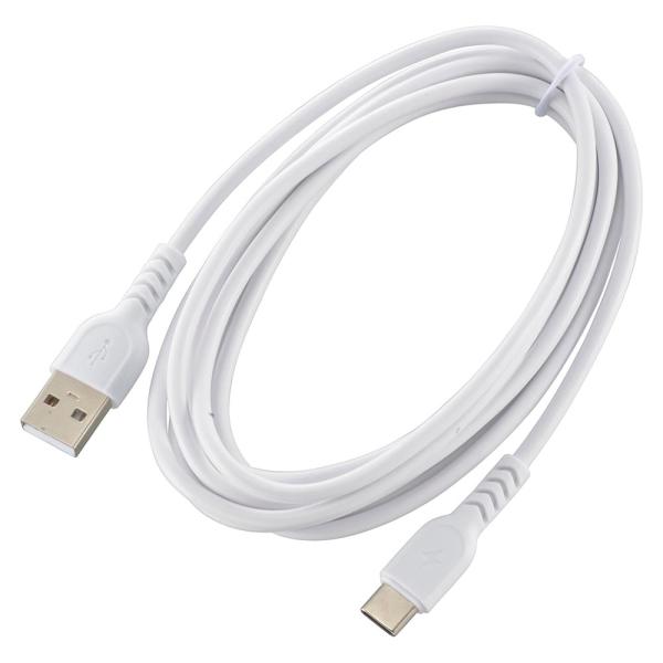 USB-A to USB-C 2m ホワイト AudioComm（品番）01-7323 SMT-L2...