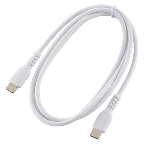 PD対応 USB-C to USB-C 1m ホワイト AudioComm（品番）01-7329 S...