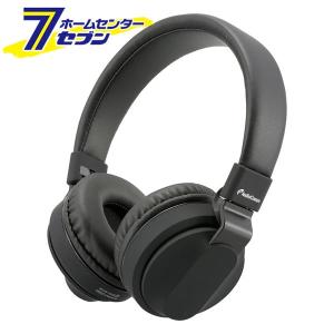 オーム電機 AudioCommワイヤレスヘッドホン ブラック [品番]03-2886 HP-W310N-K              (AV小物・カメラ用品:ヘッドホン)｜hc7