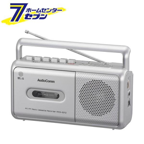 オーム電機 AudioCommモノラルラジオカセットレコーダー [品番]03-5010 RCS-53...