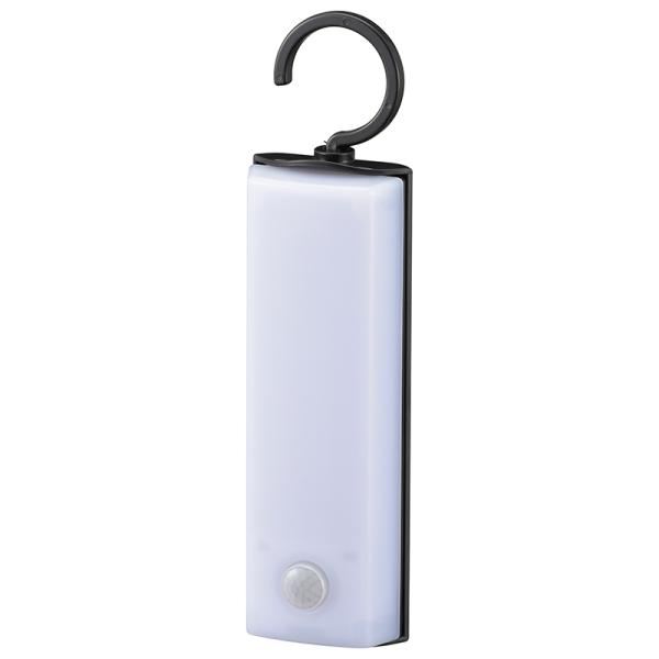 オーム電機 LEDセンサーライト 乾電池式 フック型06-0145 LS-B60JF-4[電池式ライ...