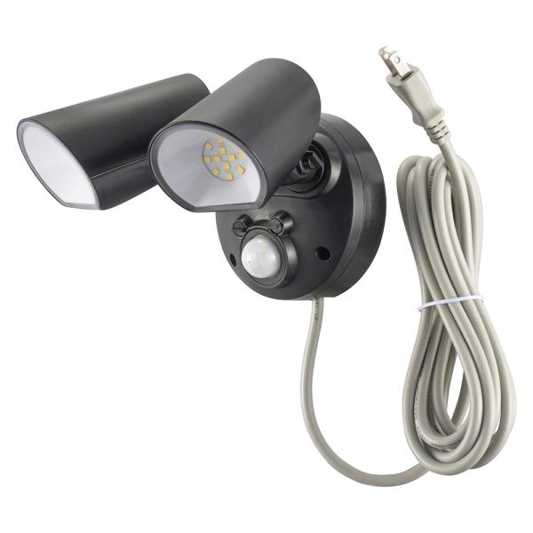 monban 防犯センサーライト 2灯コンセント式 2000ルーメン [品番]07-8816 LS-...