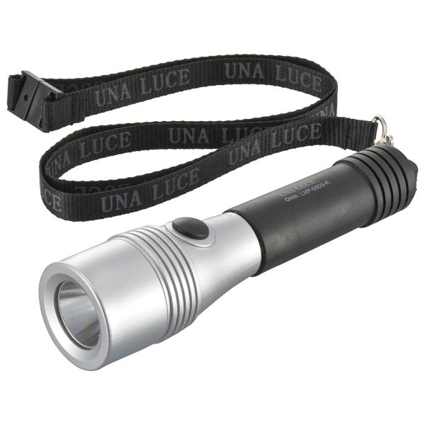 オーム電機 LEDライト ウナルーチェ 50lm 電池付き ブラック [品番]08-1501 LHP...