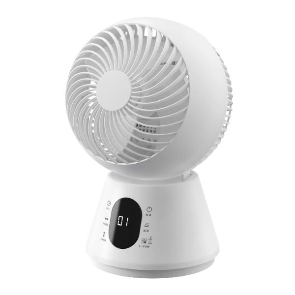 3Dサーキュレーター 静音DCモーター 20畳まで（品番）08-1702 FF-KT2513DC-W...