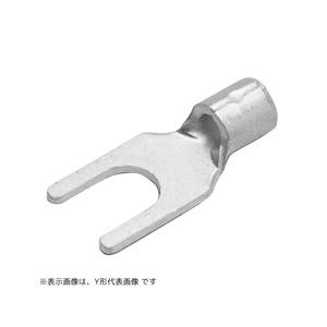 ニチフ 裸圧着端子 Y型 1.25Y-3.5 20個入_1.25Y-3.5 20 09-2545 1...