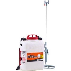 背負い式乾電池噴霧器 毒名人 DK-7D 工進 [噴霧 乾電池 背負い式 園芸 花 庭 除草 消毒 ...