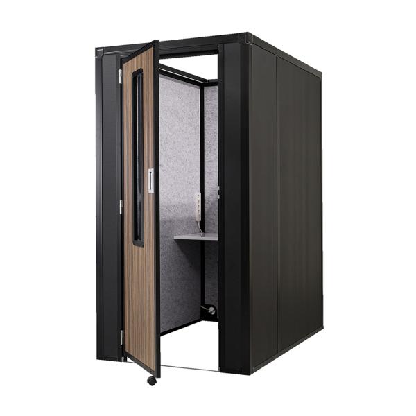 吸音ブース フロントイン フルオープン REMUTE リミュート ダークブラウン GTEC244 (...