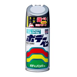 ソフト99コーポレーション ボデーペン 300ml T169 トヨタ／レクサス 046 ウォームグレーパールマイカ 08169 [スプレー塗料 傷消し 補修 車用]｜hc7