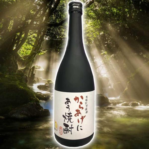 本格麦焼酎 からあげにあう焼酎 25度 720ml (黒麹 日田天領水仕込み 無炭素ろ過 西の誉銘醸...