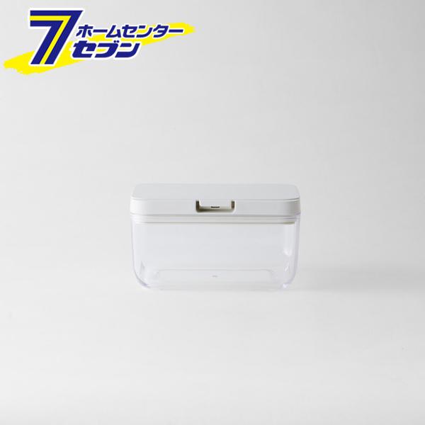 マーナ 保存容器 ワイド ショート 700mL ホワイト（蓋） K762W (キャニスター コンテナ...