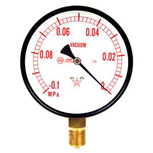 汎用圧力計A100・G3/8 S-41・-0.1MPA  右下精器製造　 [電動工具 エアーツール 圧力計 連成計 機器]｜hc7