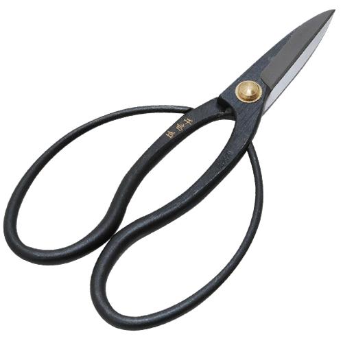盆栽鋏 180mm (園芸道具 鋏 植木 盆栽鋏 千吉 金 藤原産業) 爆買