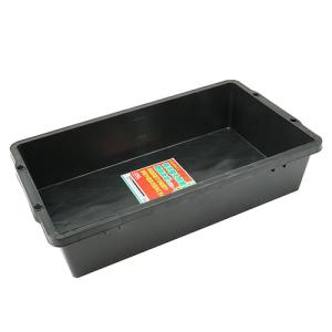 赤長 DIYトロ舟 ブラック 40L ( 1個入 )/ 左官 メダカ カメ 水遊び