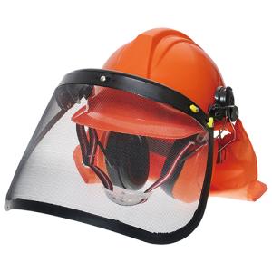 セフティ3 草刈り用ヘルメット ヘッドプロテクトセット KB-43
