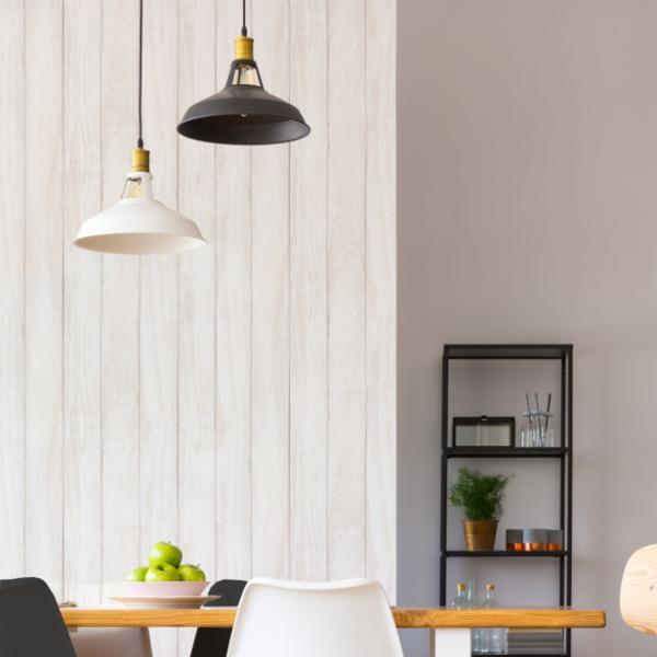 明和グラビア 貼ってはがせる壁紙シート 白木 90cm×250cm WAS-02 W (リメイクシー...