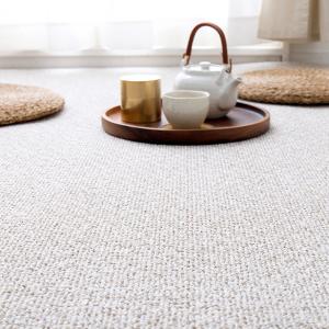 萩原 防炎 撥水付き高機能カーペット 江戸間6帖 ブラウン PS-700