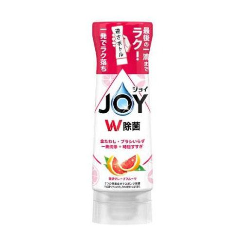 ジョイ W除菌 食器用洗剤 逆さボトル ピンクグレープフルーツ 本体 (290ml)  (台所洗剤 ...