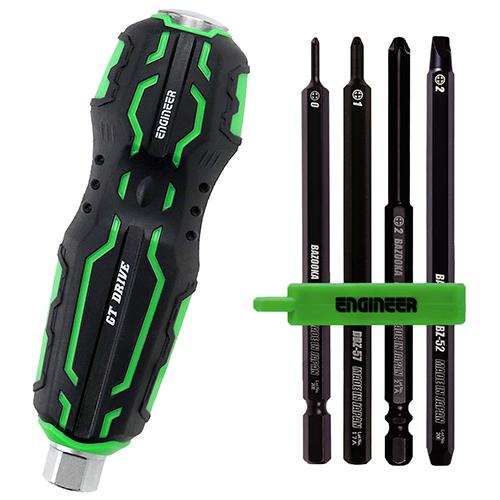 GTドライヴ ネジバズーカ セット 日本製 DZ-76 (六角穴付ボルト外し 修理 整備 工具 エン...