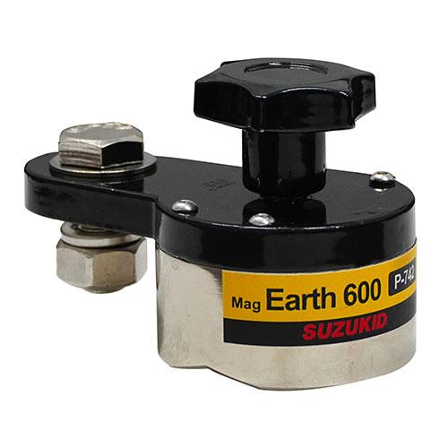 マグアース600 P-742 (アースクランプ 強磁力 マグネット 600A スズキット) 爆買