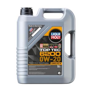 トップテック6200 0W-20 5L 品番：20789  LIQUI MOLY (リキモリ)  [オイル エンジンオイル カー用品 メンテナンス 正規品]｜hc7