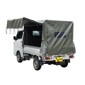 トヨタトヨエースの荷台の幌 軽トラック幌セット KH-7 OD用替幌シート（横扉跳ね上げ式