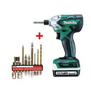充電ドライバー活用10点セット付)makita マキタ 18Vリチウム 充電ドライバー活用10点セット付)makita マキタ 18Vリチウム