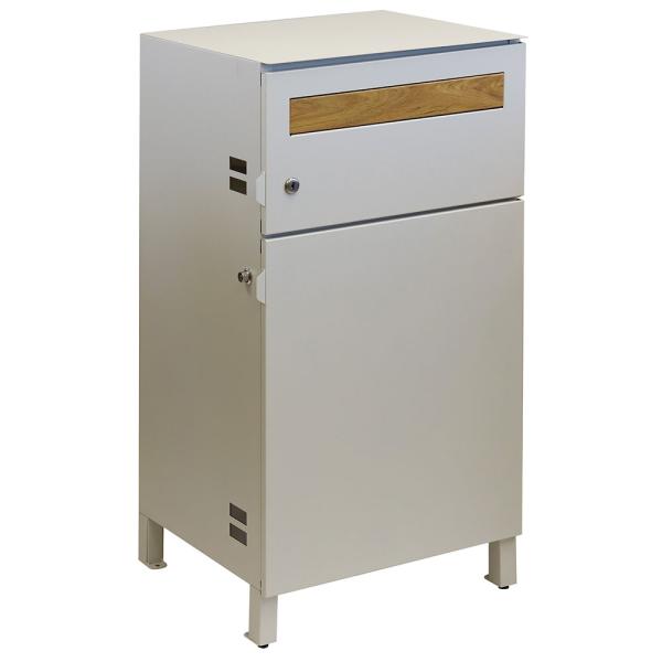 （メーカー直送）MOJYU 宅配ボックス付ポスト Gian ジャン グレージュ PBX-015