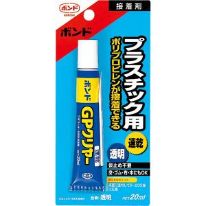 （メール便可）コニシ ボンド 透明 速乾 GPクリヤー合成ゴム系接着剤 #14372 20ml｜hcbrico