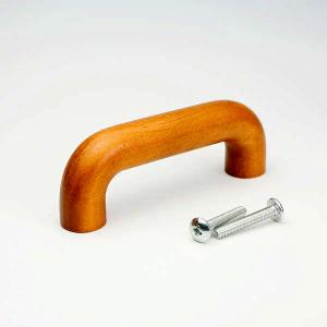 取手付き メール便可）WAKI 和気産業 木製取手 ダークブラウン ビスピッチ64mm