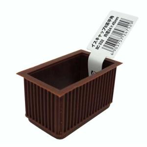 WAKI 和気産業 イスキャップB茶平角 内径24×45mm BC-232
