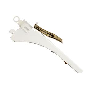 （メール便可）WAKI 和気産業 1×4ピラシェル棚受 1×4材 2枚用 左用 白 サイズ167mm WPS020