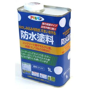 アサヒペン 防水塗料 1L 透明（クリヤ）