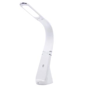 電響社 ZEPEAL ゼピール LEDスタンドライト スマホ充電Qi対応 DQL-H1021-WH