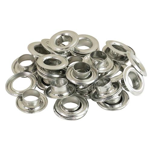 （メール便可）藤原産業 SK11 両面ハトメ玉 アルミ 12mm 20組相当入 No.15MT