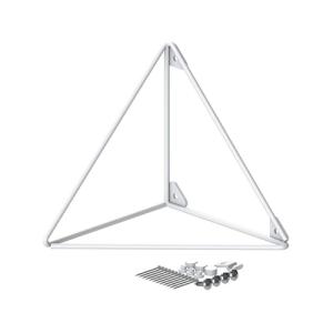 平安伸銅工業 ラブリコ LABRICO トライアングルフレーム M ホワイト WPW-66