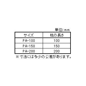 (メール便可)八幡ねじ プラスチックペグ PA...の詳細画像1