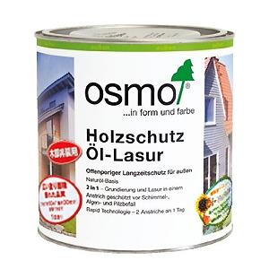 オスモ&エーデル OSMO COLOR オスモカラー ウッドステインプロテクター 木部外装用 油性塗料 0.75L