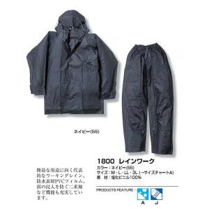 （）カジメイク レインワーク #1800 ネイビー