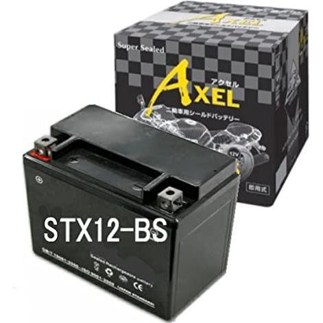 G&amp;Yu AXEL シリーズバイク用 バッテリー STX12-BS 12V