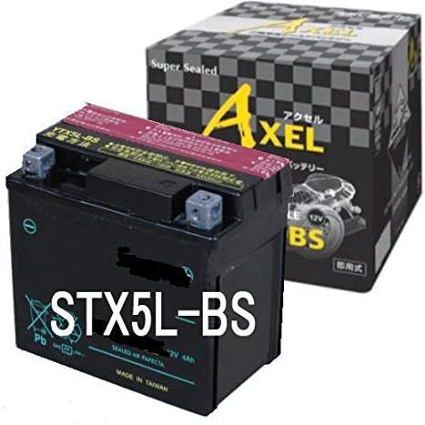 G&amp;Yu AXEL シリーズ バイク用 バッテリー STX5L-BS 12V