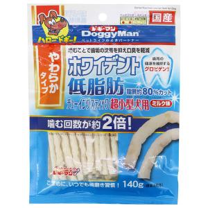 ドギーマン ホワイデント低脂肪 チューイングスティック 超小型犬用 ミルク味 140g（標準48本）  ドギーマンハヤシ DoggyMan 犬用おやつ、ガムの商品画像