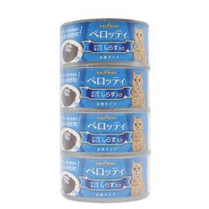 IACL GOLDRING ペロッティ かつお・まぐろ しらす入り 170G×4 猫缶 猫 缶詰 キ...