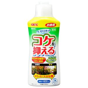 ジェックス GEX 金魚コケを抑える300CC 水質調整剤 （コンパクト便可）｜hcgooday