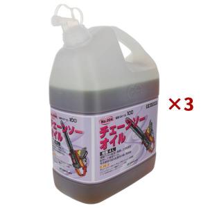 まとめ買い×3個セット 三共コーポレーション GA チェーンソーオイル 4L #004