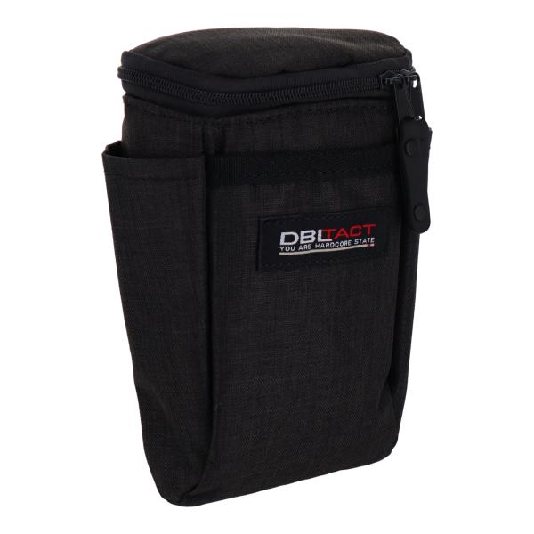 マルチポケット　杢ブラック　ＤＴ−ＭＯＰ−ＢＫ ポーチ　小物入れ　腰袋 DBLTACT (コンパクト...