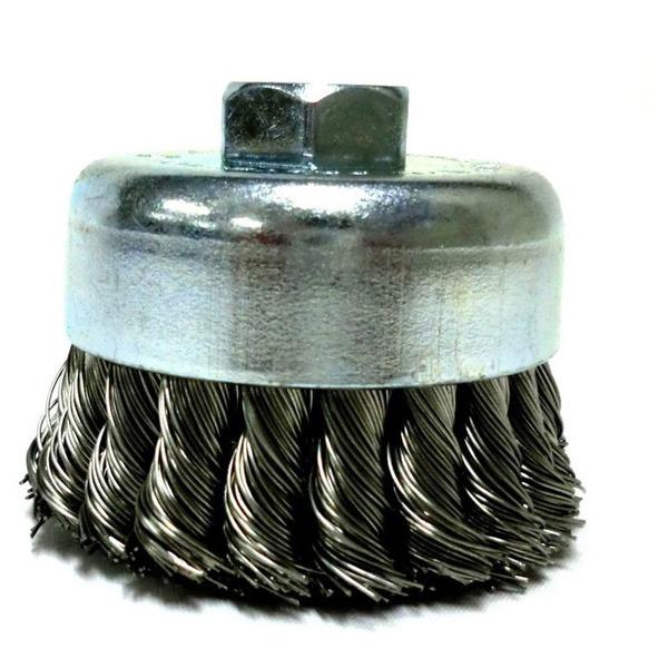 極龍 強靭ヒネリブラシ 80mm ステン線