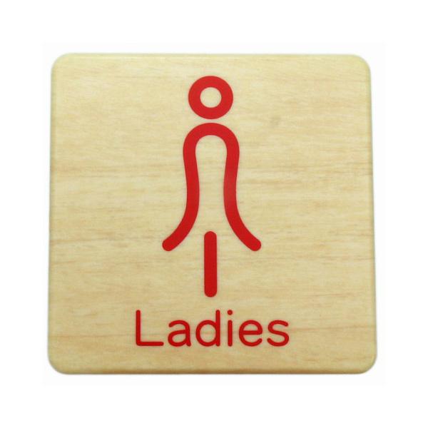 80ｘ80mm　木目　Ｌａｄｉｅｓ赤 MAB814-2 光 （コンパクト便可）